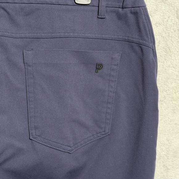 Public Rec Pants Mens 36x27.5 Navy Blue Performance Stretch Chino Zip Pocket - Picture 6 of 15